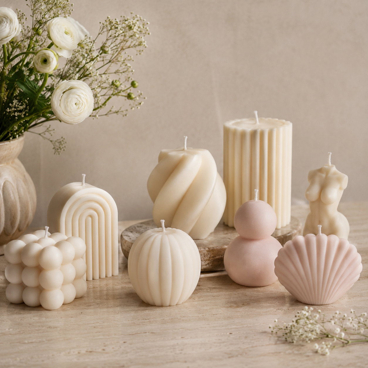 MOLDED CANDLES