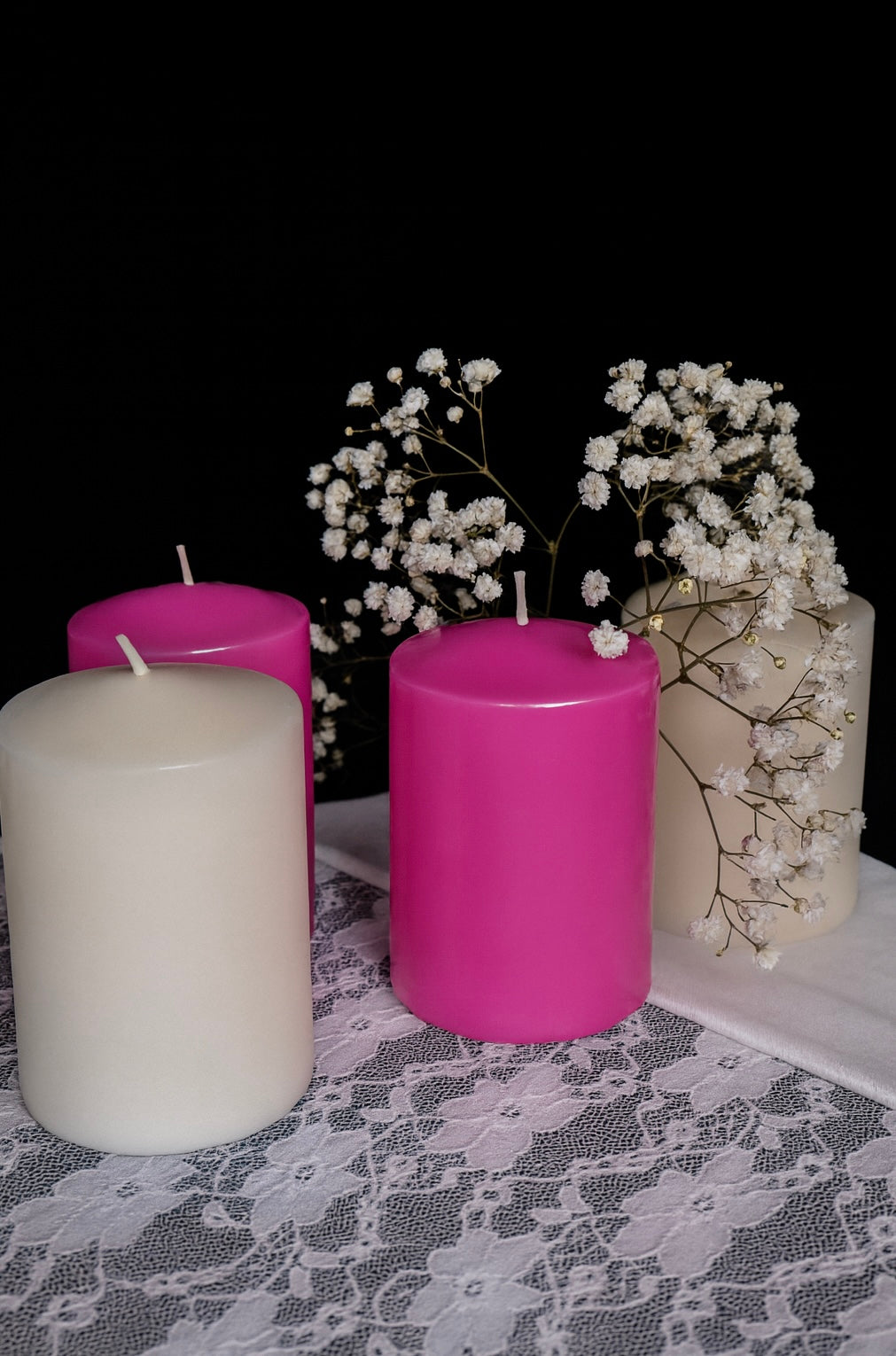 COLUMN CANDLES