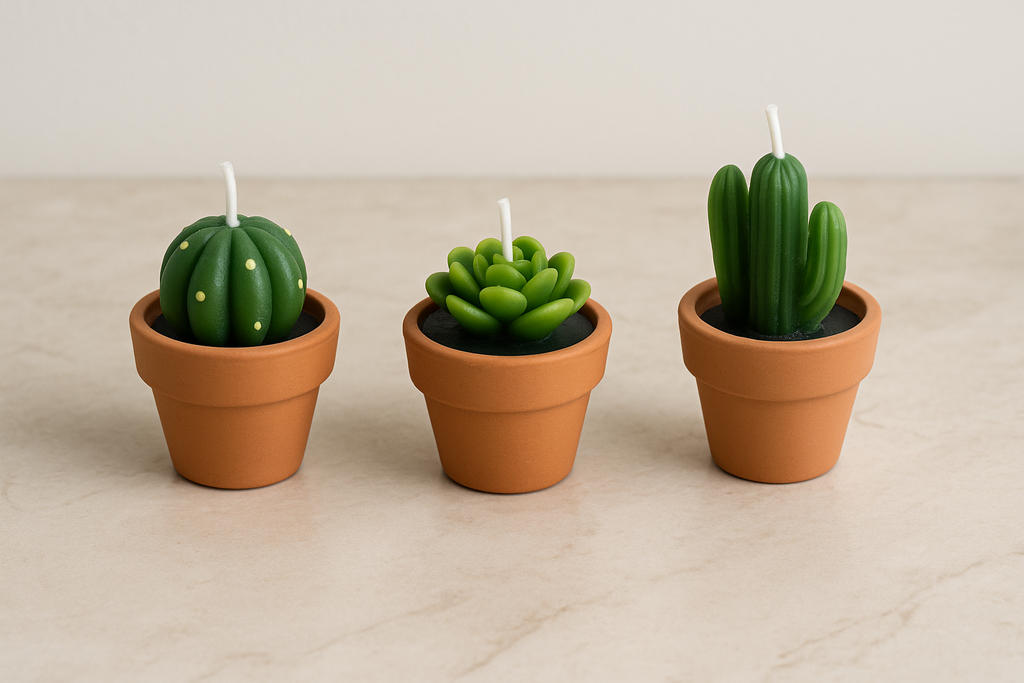 MINI CACTUS CANDLES