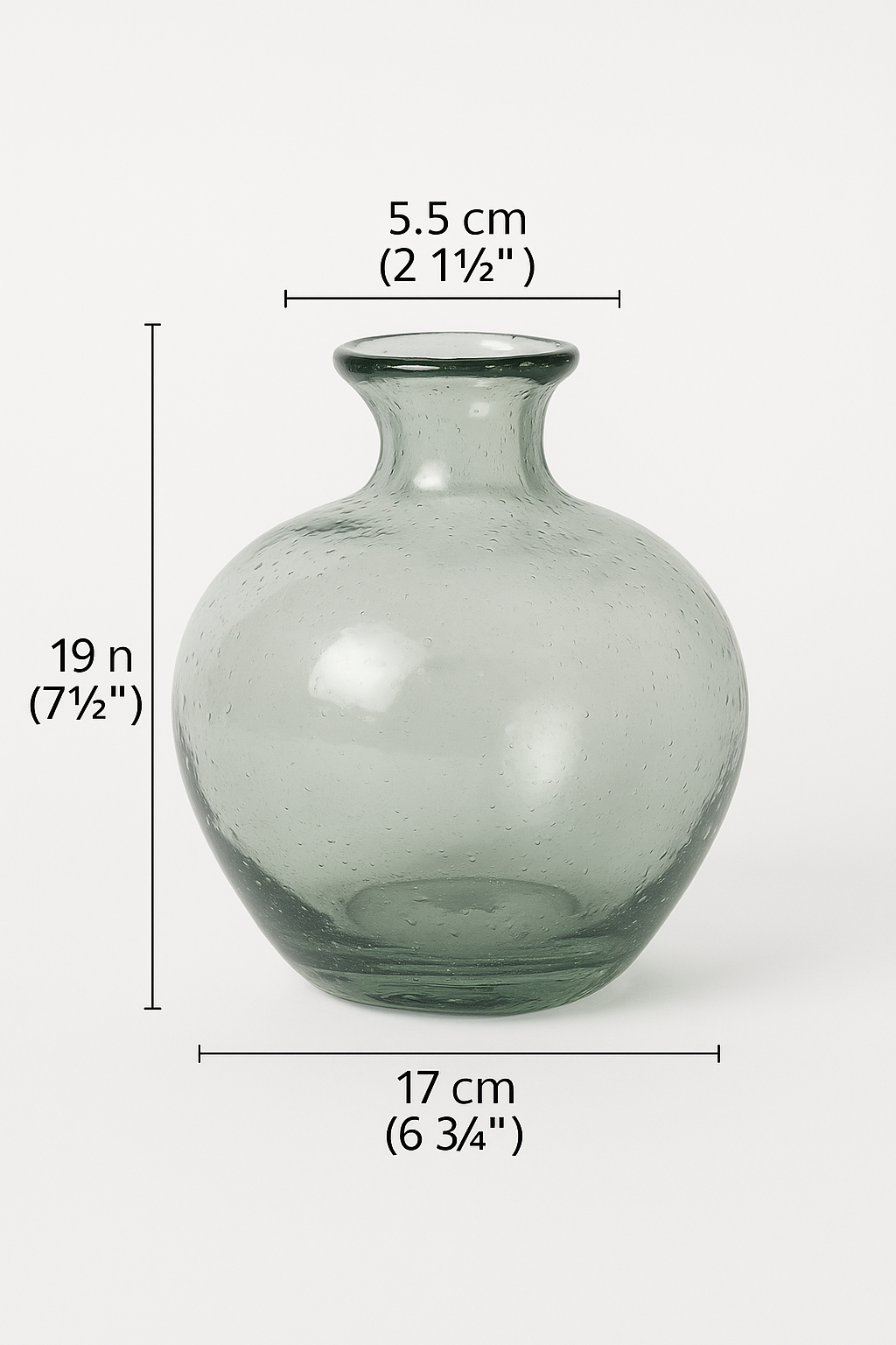 BOREAL GLASS VASE