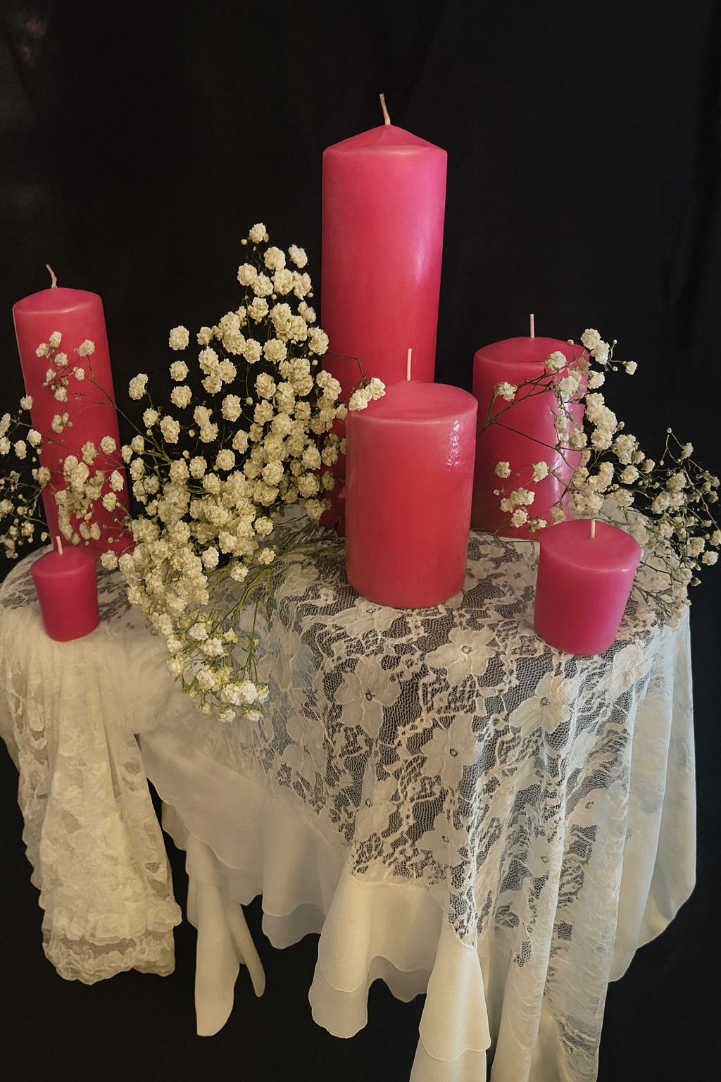 COLUMN CANDLES