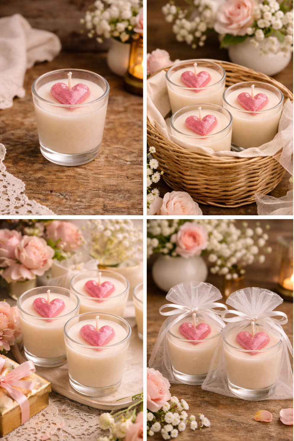 Heart Tea Candle